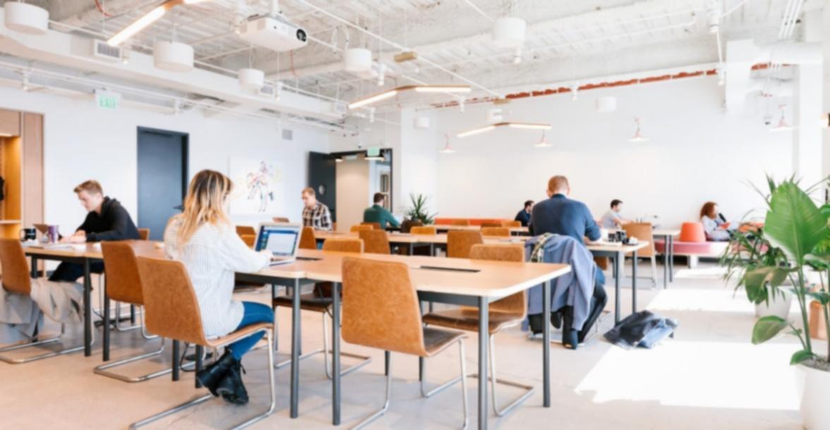 Arbeitsbereich mit Finanzdiagrammen und Lehrmaterialien